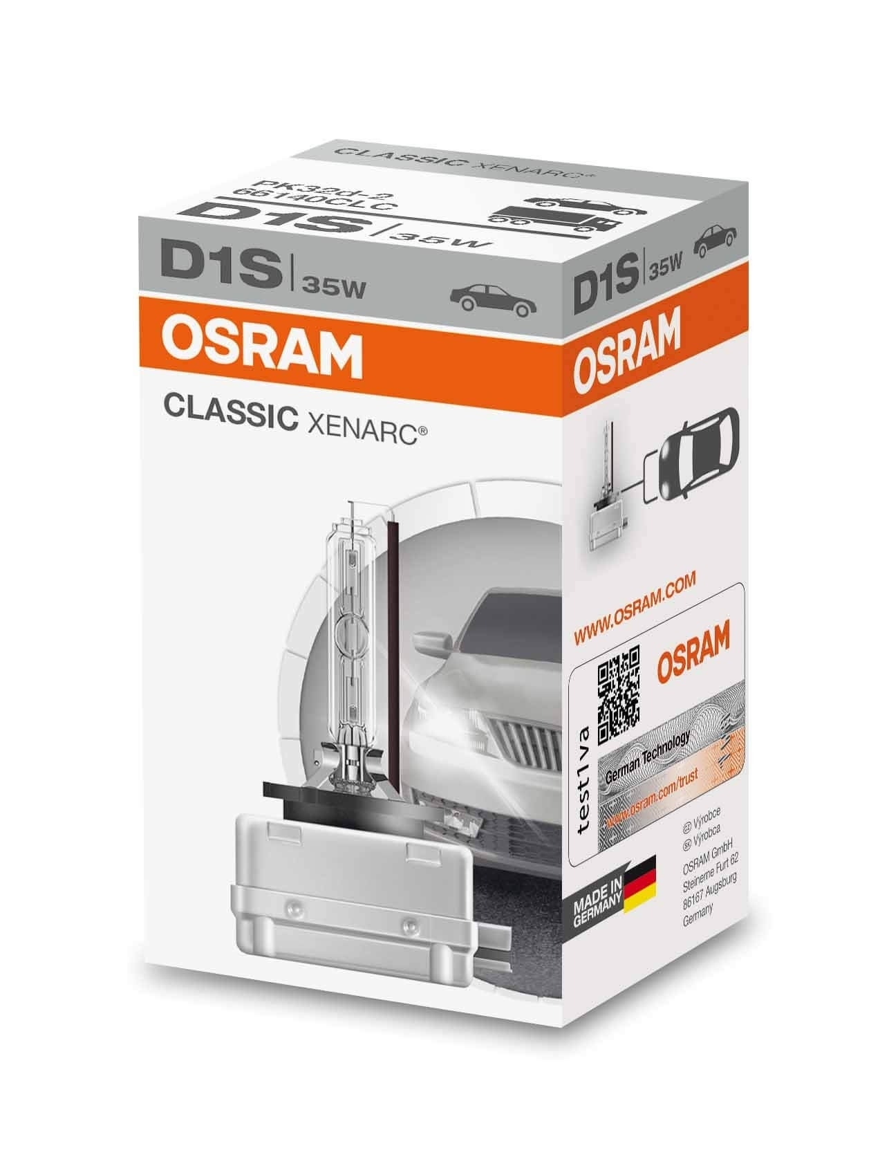 Osram Xenarc Classic D1S 66140CLC 2e kans