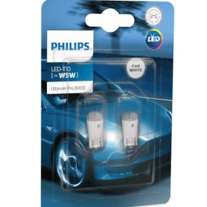 Philips Ultinon Pro3000 W5W-T10 11961U30CWB2