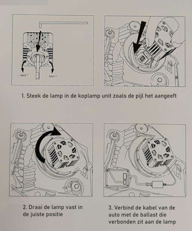 X-Line Platinum Series D1R Canbus LED - Afbeelding 2